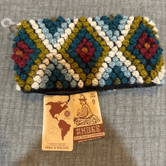 Handmade Multicolor Knit headband - Picture 1 of 3